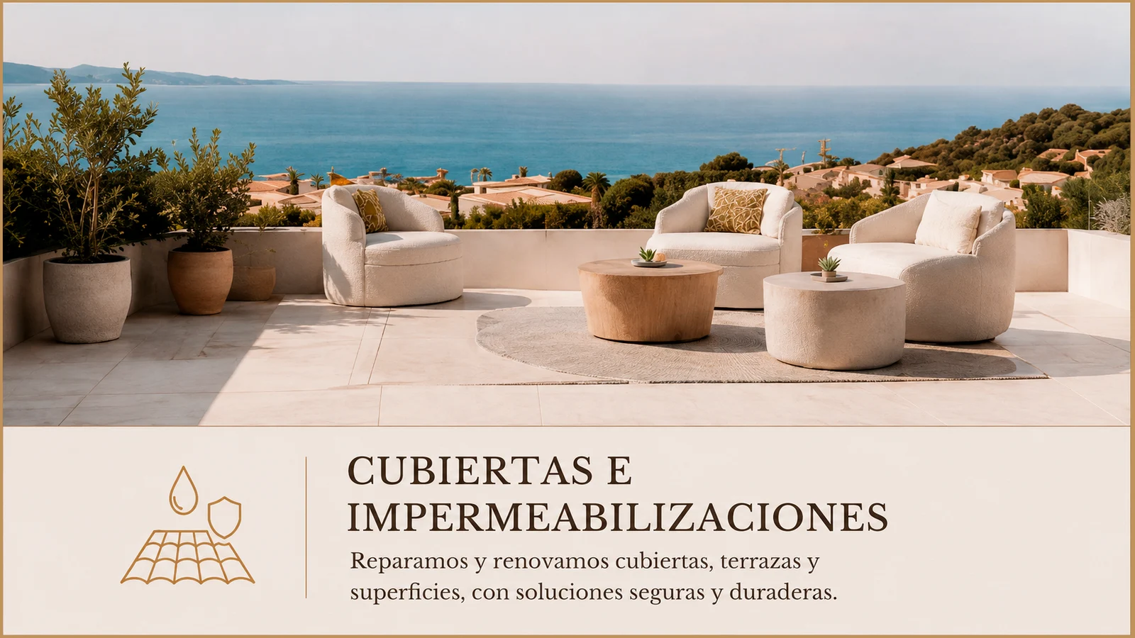 Cubiertas e impermeabilización