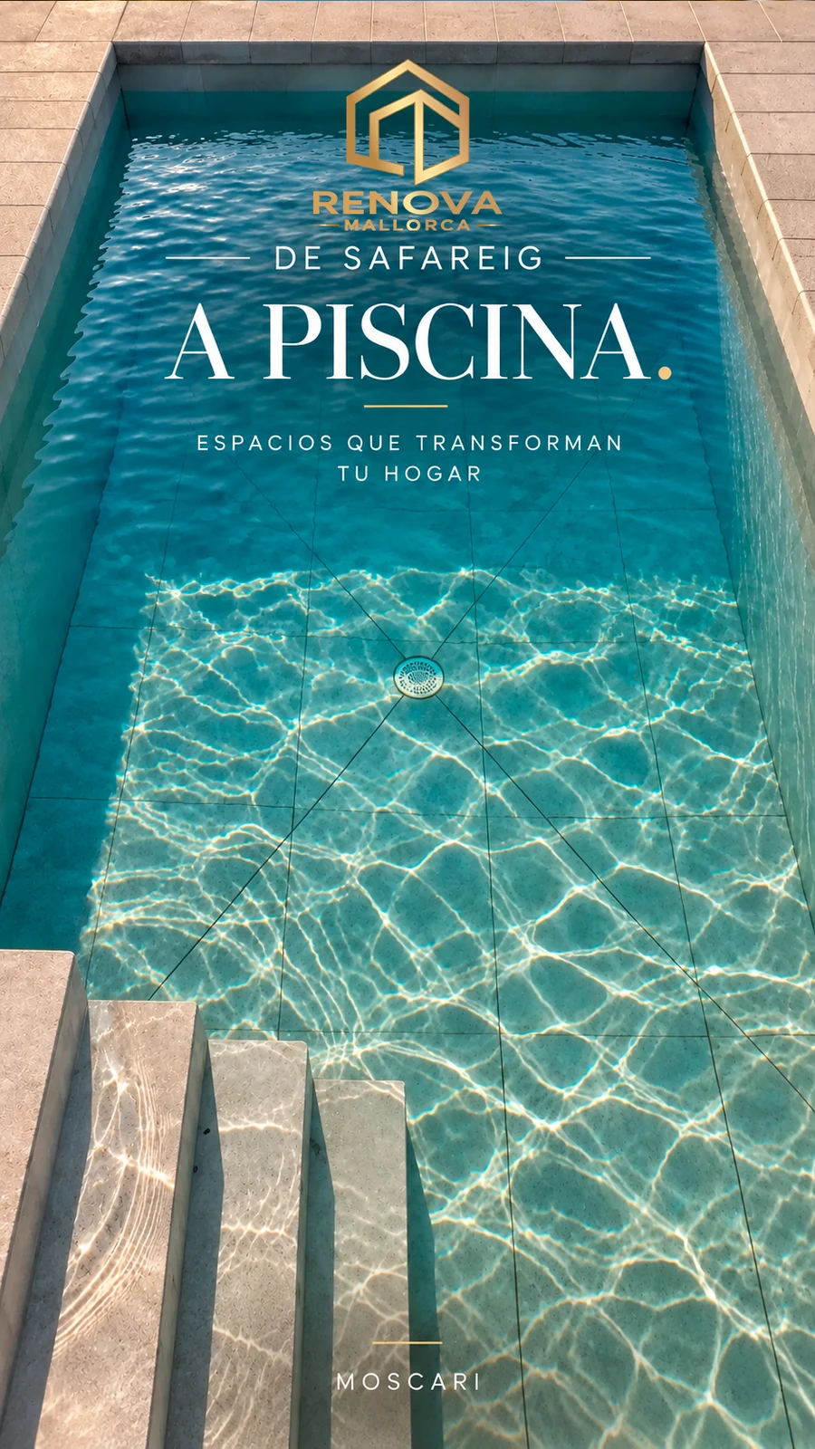 Conversión de safareig en piscina